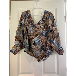 Off the shoulder PLT corset top!